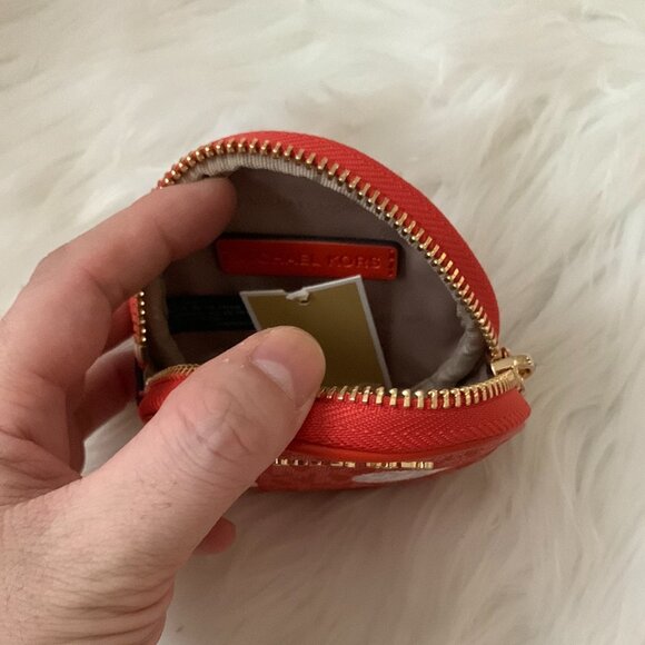 MICHAEL KORS Jet Set Medium Polka Dot Signature Travel Case & Round Pouch SET - Picture 7 of 7